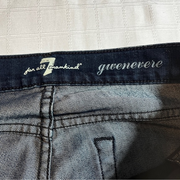Women's 7 For All Mankind Gwenevere Size 28 Skinny Leg Jeans - Picture 5 of 11